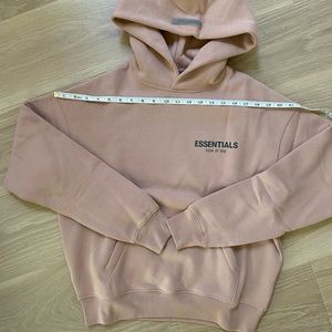 NEW AUTHENTIC FOG ESSENTIALS HOODIE MATTE BLUSH PINK - FEAR OF GOD